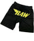 Rawyalty Short Set - Raw - White And Black With Yellow - Vengeance78