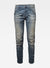 G-Star Jeans - 5620 3D Slim - Antic Faded Ripped Marine - 51025 - Vengeance78