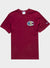 Champion T-Shirt - Infused Felt Logo Heritage - Burgundy