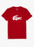 Lacoste T-Shirt - Croc Print - Red-5SX - TH6907