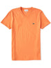 Lacoste T-Shirt - V-Neck Pima Cotton Jersey - Orange-NPB - TH6710