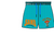 Saiko Shorts - All Star - Black With Teal And Orange