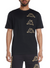 Kappa T-shirt - Logo Amoix - Black Smoke - 331746W