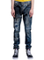 Neon Denim Jeans - SID - Dirty Overdye Dark Indigo - SID001