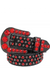 Karma Belt - Alligator - Black With Red Stones - Style 1