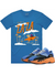 PG Apparel T-Shirt - Zaza - Blue And Orange