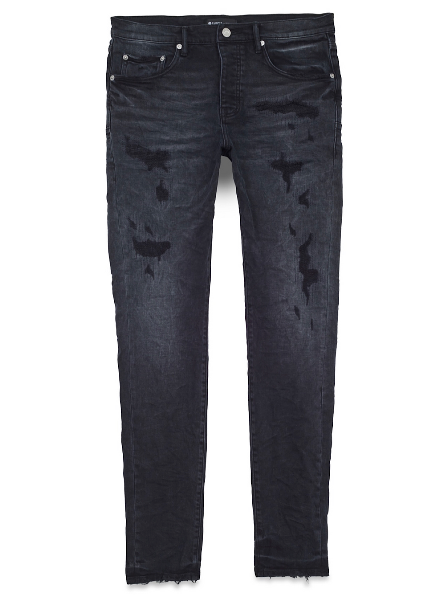 Purple-Brand Jeans - Quilted Destroyed Pocket - Black - P001-BQDP223 ...