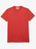 Lacoste T-Shirt - Crewneck Pima Cotton Jersey- Red-67G - TH6709