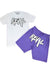 Rawyalty Short Set - Real - White And Purple - Vengeance78