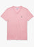 Lacoste T-Shirt - V-Neck Pima Cotton Jersey - Pink-7SY - TH6710