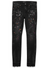 Purple-Brand Jeans - Paint - Black And Pink - P001