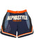 Alphastyle Shorts - Scottie Striped Trim - Navy - ASJ-1202