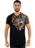 George V T-Shirt - Chain Cheetah - Black - GV-2350