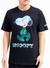 Peanuts T-Shirt - Snoopy Outdoors - Black - PN10139