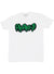 Rawyalty T-Shirt - Raw Drip - White And Green