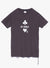 Ksubi T-Shirt - Club Of Hearts Being Lines - Black - 5000006606