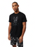 Psycho Bunny T-Shirt - Serge Graphic - Black - B6U718X1PC