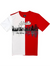 Motive Denim T-Shirt - Hustle - Red And White - MT81