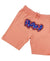 Rawyalty Shorts - Raw USA Bunny - Peach And White