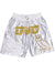 Buyer's Choice Shorts - Drake OVOO - White And Gold - HGC017-SHT-77 - Vengeance78