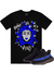 Pg Apparel T-Shirt - Medusa - Black And Royal Blue