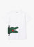 Lacoste Kids T-Shirt - Big Green Croc - White - TJ6847