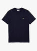 Lacoste T-Shirt - Stripe Cotton - Navy-423 - TH7079