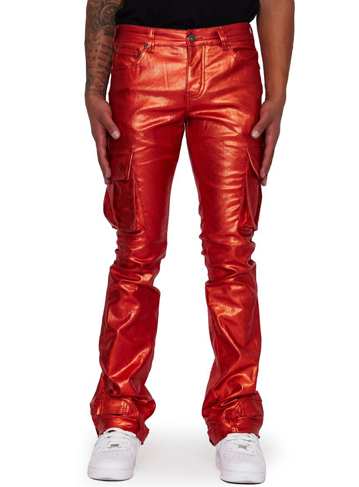 Valabasas Stacked Jeans - Van Gogh - Red - VLBS2236 – Vengeance78