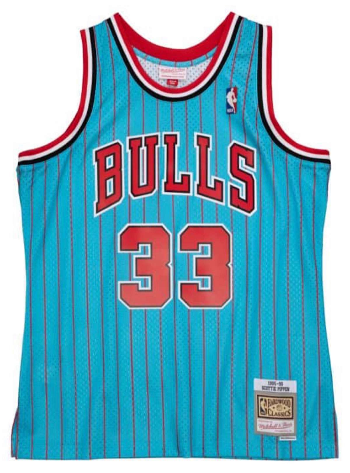  Scottie Pippen Chicago Bulls White Stripe Youth 8-20