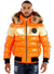 George V Puffer Jacket - Colorblock - Orange - GV9563