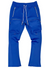 Motive Denim Track Pants - Cargo Stacked - Royal Blue - MT100