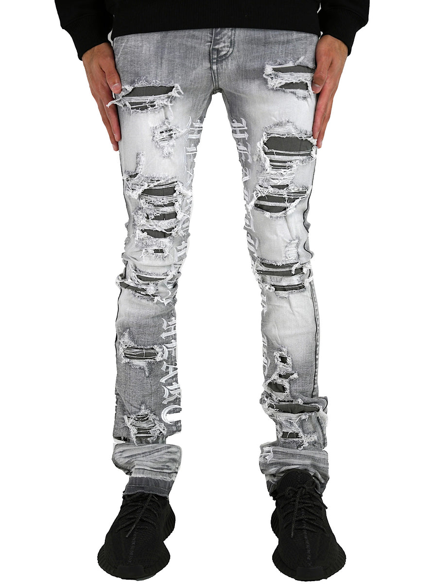 Focus Jeans Stacked - Heartless Grey - 3449 – Vengeance78