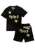 Rawyalty Kids Short Set - Camo Drip - Black - RKC-000