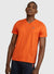 Psycho Bunny T-Shirt - Classic V-Neck - Alloy Orange - SP22 - B6U100S1PC