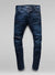 G-Star Jeans - 5620 3D Zip Knee Skinny - Worn In Ultramarine - D01252-C051-C236