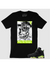 Rich & Rugged T-Shirt - Pray For Keeps - Black And Lime - RRPFK-BLK2