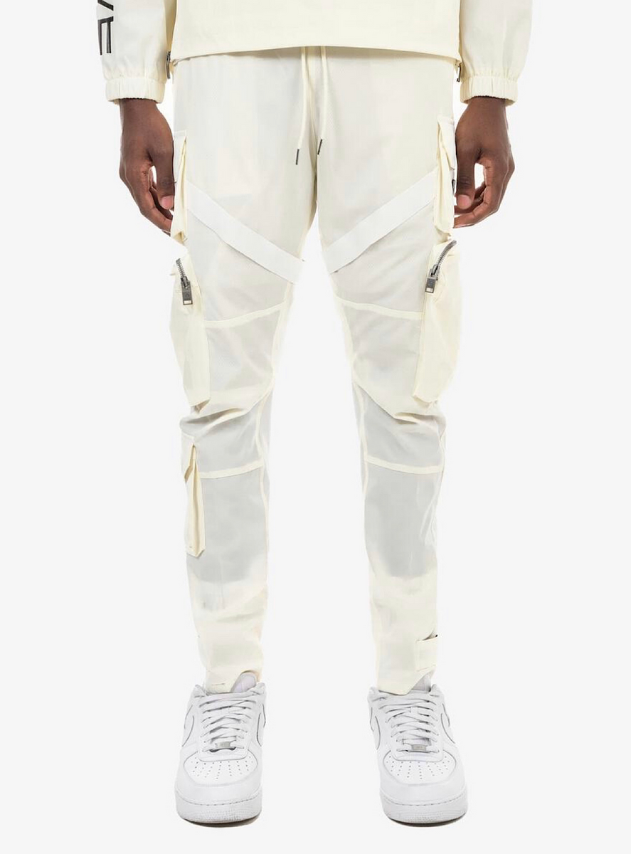 Life Code Track Pants - Utility Straps - Cream - 13P03 – Vengeance78