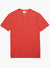Lacoste T-Shirt - V-Neck Pima Cotton Jersey  - Red-67G - TH6710