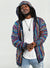 Coogi Hoodie - Classic Zip - Blue And Red - X0150173