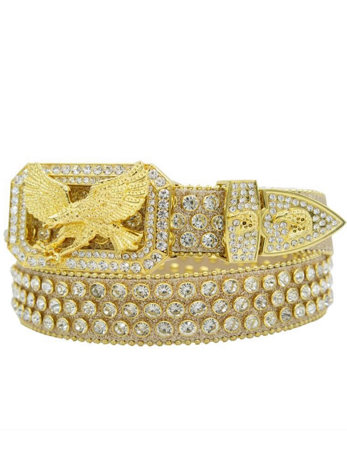 DNA Belt - Eagle - Shiny Gold And Clear - 383