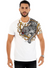 George V T-Shirt - Chain Cheetah - White - GV-2350