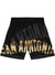 Mitchell & Ness Shorts - Big Face 4.0 Spurs - Black And Gold - PSHR1259
