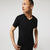 Lacoste T-Shirt - V-Neck Slim Fit 3-Pack - Black - TH3374