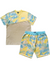 Outrank Short Set - Spring Wars - Yellow And Blue - ORT022