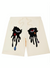 Roku Studio Shorts - Rhinestone Eyes - Eggshell - RK3480390