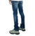 Majestik Stacked Jeans - Rips and Repair - Dark Blue - DL2243
