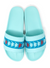 Kappa Slides - 222 Banda Adam 15 - Aqua With Blue Capri With Dark Red - 35161SW