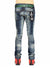 Cult of Individuality Jeans - Punk Super Skinny Belted - Forest - 621B10-SS04U