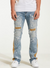 Crysp Denim Jeans - Arch Distressed - Blue - CRYH22-213
