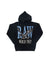 Rawyalty Kids Hoodie - World Tour - Black And Sky Blue